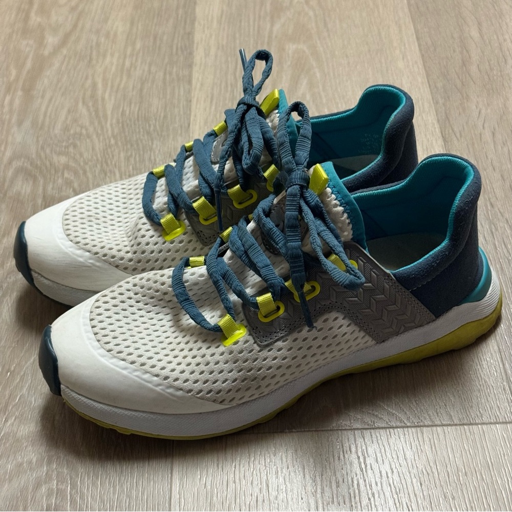 Olukai Wailuku Sneakers Size 7‎ Bright White Lagoon - Picture 3 of 12